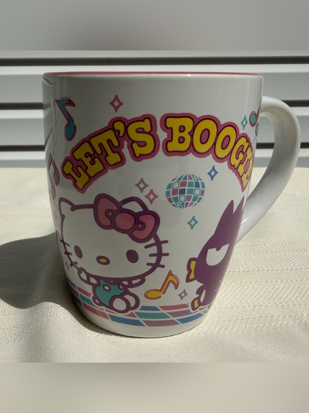 Hello Kitty & Friends Let’s Boogie 25 Oz Jumbo Mug Sanrio Silver Buffalo NEW